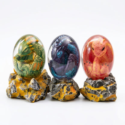Huevos de Dragón de Resina